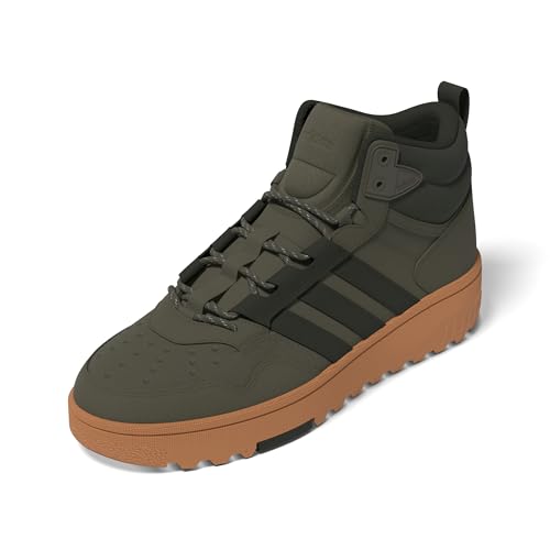 adidas Unisex Hoops 4.0 MID Shoes Schuhe, Olive strata/Night Cargo/GUM4, 47 1/3 EU von adidas