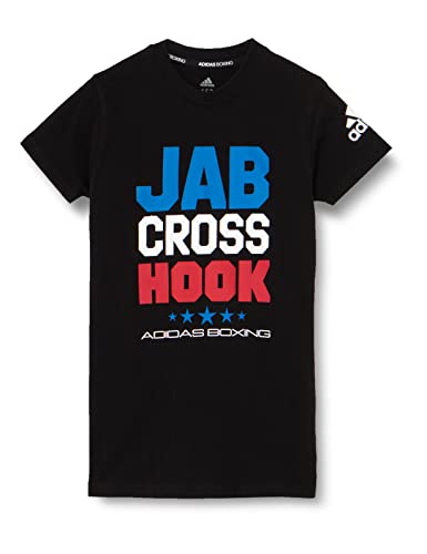 Adidas Unisex Kids Boxing JCH T-Shirt, Blackwhite, L von adidas