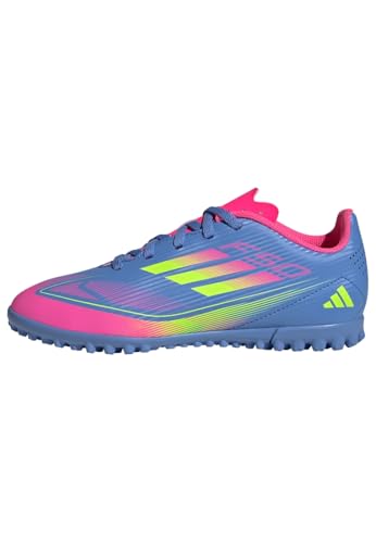 adidas Unisex-Kinder F50 Club TF J Schuhe, BLUFUS/LUCLEM/LUCPNK, 37 2/3 von adidas