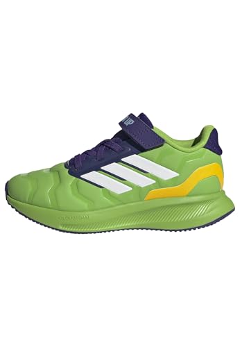 adidas Unisex Kids Iron Hulk Runfalcon 5 Schuh Kids Semi Solar Green/Cloud White/Collegiate Purple 30 1/2 von adidas