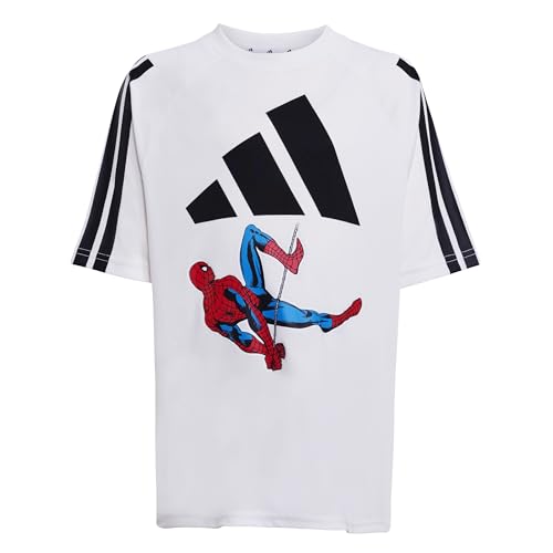 adidas Unisex Kids Marvel Spider-Man T-Shirt Kinder White/Black 122 adidas Unisex Kids Marvel Spider-Man T-Shirt Kinder White/Black 122 von adidas