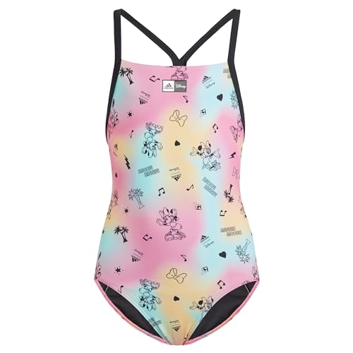 adidas Unisex Kids x Disney Minnie on Roller Skates Badeanzug Spark/Pulse Magenta 98 von adidas