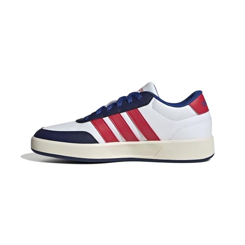 adidas Unisex Kinder BREAKNET 3.0 Shoes JUNIOR Schuhe, FTWR White/Pure Ruby/Team royal Blue von adidas