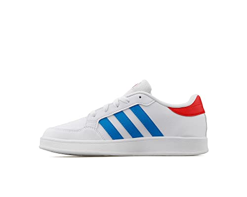 adidas Unisex Kinder Breaknet K Tennisschuhe, Ftwr White Blue Rush Vivid Red, 38 EU von adidas