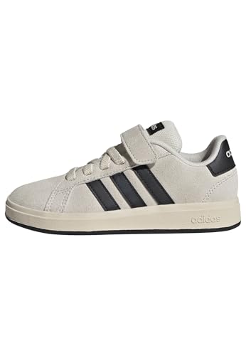 adidas Unisex Kinder Grand Court 00s Shoes Children Schuhe, Wonder White/Core Black/Wonder White adidas Unisex Kinder Grand Court 00s Shoes Children Schuhe, Wonder White/Core Black/Wonder White von adidas