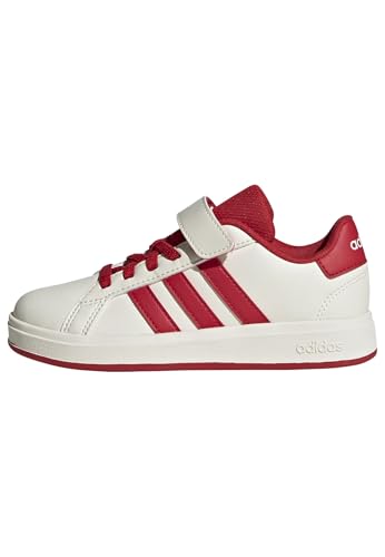 adidas Unisex Kinder Grand Court 2.0 Shoes Children Schuhe, Off White/Collegiate Red/Core Black von adidas