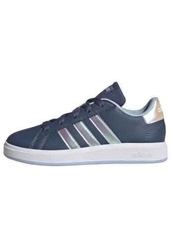 adidas Unisex Kinder Grand Court Lifestyle Lace Tennis Shoes Schuhe, Preloved Ink FTWR White Clear Sky adidas Unisex Kinder Grand Court Lifestyle Lace Tennis Shoes Schuhe, Preloved Ink FTWR White Clear Sky von adidas