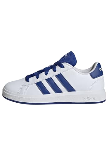 adidas Unisex Kinder Grand Court Lifestyle Tennis Lace-Up Shoes Schuhe, Cloud White/Royal Blue/Core Black adidas Unisex Kinder Grand Court Lifestyle Tennis Lace-Up Shoes Schuhe, Cloud White/Royal Blue/Core Black von adidas