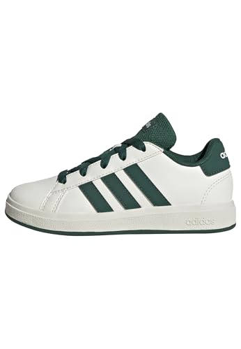 adidas Unisex Kinder Grand Court Lifestyle Tennis Lace-up Shoes Schuhe, Off White Collegiate Green Core Black adidas Unisex Kinder Grand Court Lifestyle Tennis Lace-up Shoes Schuhe, Off White Collegiate Green Core Black von adidas