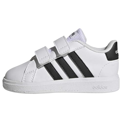 adidas Unisex Kinder Grand Court Sneakers, Ftwr White/Core Black/Core Black, 25.5 EU von adidas