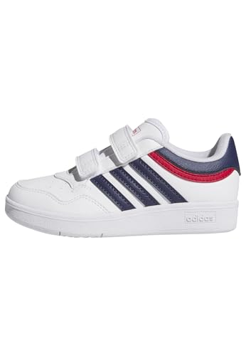 adidas Unisex Kinder Hoops 4.0 Shoes Schuhe, Cloud White Dark Blue Team Power Red 2, 33.5 EU von adidas