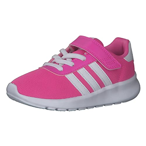 adidas Unisex Kinder Lite Racer 3.0 Sneakers, Screaming Pink/Ftwr White/Core Black, 23.5 EU von adidas