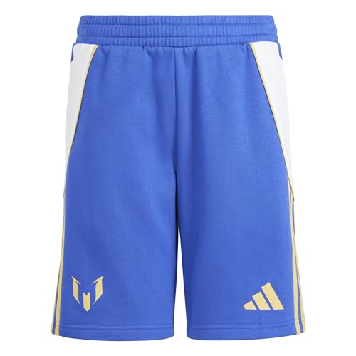 adidas Unisex-Kinder Messi SW SHO Y Shorts, Semi Lucid Blue/White, 910A von adidas