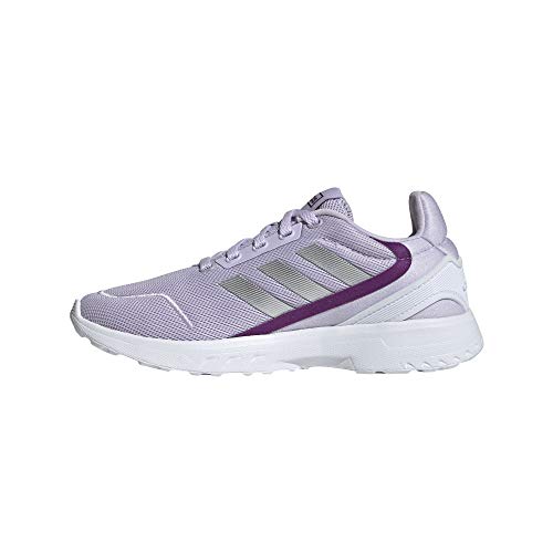 adidas Unisex-Kinder Nebzed K Laufschuhe Kids, Lila (Lila Tönung/Matt Silber/Ruhm Lila), 35 EU von adidas