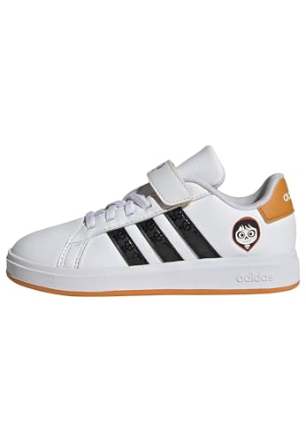 adidas Unisex Kinder Pixar Coco Grand Court Shoes Children Schuhe, FTWR White/core Black/EQT orange von adidas