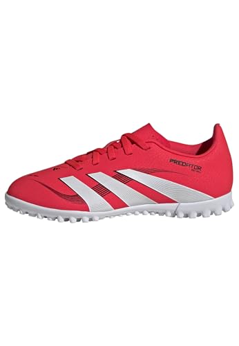 adidas Unisex Kinder Predator Club Turf Football Boots Kids, Lucid Red/Cloud White/Core Black, 34 EU von adidas