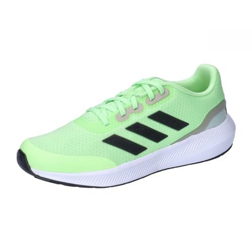 adidas Runfalcon 3 Schnürschuhe Sneaker, Green Spark Core Black Putty Grey, 30.5 EU von adidas