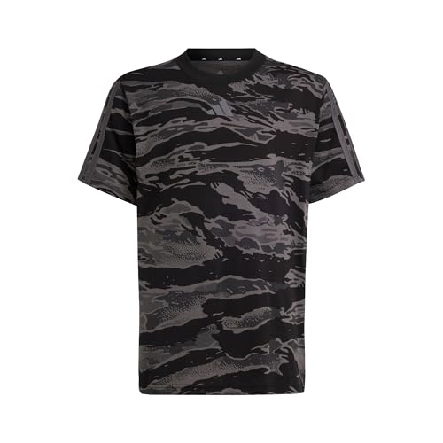 adidas Unisex Kinder Seasonal Essentials Camo T-Shirt Kinder T-Shirt, Schwarz/Grefiv, 11-12 Years adidas Unisex Kinder Seasonal Essentials Camo T-Shirt Kinder T-Shirt, Schwarz/Grefiv, 11-12 Years von adidas