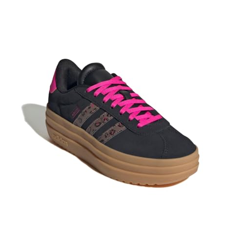 adidas Unisex-Kinder-Sneaker Vl Court Bold, Black/Wonder Beige/Shock Pink, 36 2/3 EU adidas Unisex-Kinder-Sneaker Vl Court Bold, Black/Wonder Beige/Shock Pink, 36 2/3 EU von adidas