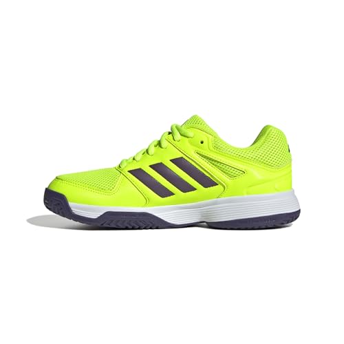 adidas Unisex Kinder Speedcourt Indoor Shoes Kids Sportliche Schuhe, Lucid Lemon/Aurora met./Aurora Plum adidas Unisex Kinder Speedcourt Indoor Shoes Kids Sportliche Schuhe, Lucid Lemon/Aurora met./Aurora Plum von adidas