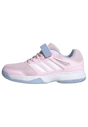 adidas Unisex Kinder Speedcourt Kids Indoor Shoes 5.5 Sportliche Schuhe, Clear Pink FTWR White Glow Blue von adidas