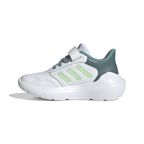 adidas Unisex Kinder TENSAUR Run 3.0 Shoes Children Schuhe, FTWR White/semi Green Spark/preloved Teal von adidas