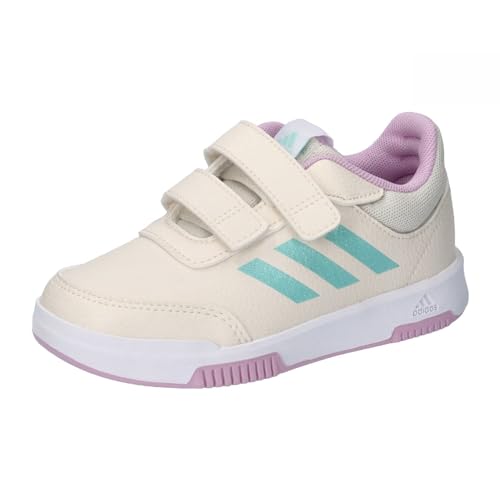 adidas Tensaur Sport 2.0 Cf K Sneaker, Chalk White Semi Flash Aqua Bliss Lilac, 33 EU von adidas