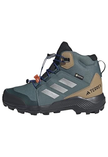 adidas Unisex Kinder Terrex Mid Gore-tex Hiking Shoes Schuhe zum Wandern, Preloved Teal Silver Met Semi Lucid Blue von adidas