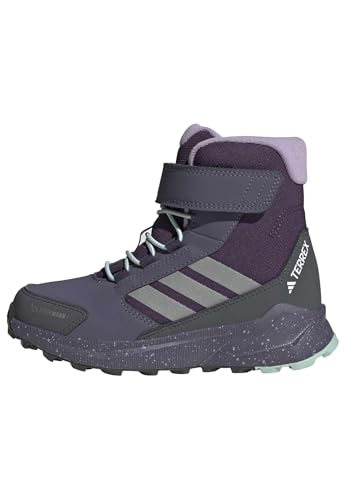 adidas Unisex Kinder Terrex Trailmaker 2 High Climawarm+ Kids Purple 3.5 Schuhe zum Wandern, Aurora Plum Matte Silver Semi Flash Aqua von adidas