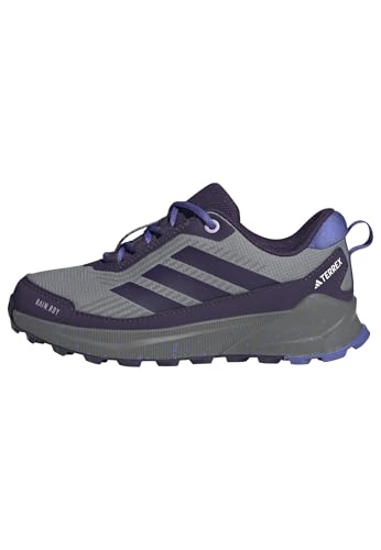 adidas Unisex Kinder Terrex Trailmaker 2 Rain.rdy Hiking Shoes Schuhe zum Wandern, Grey Three Aurora Plum Halbkobaltblau von adidas