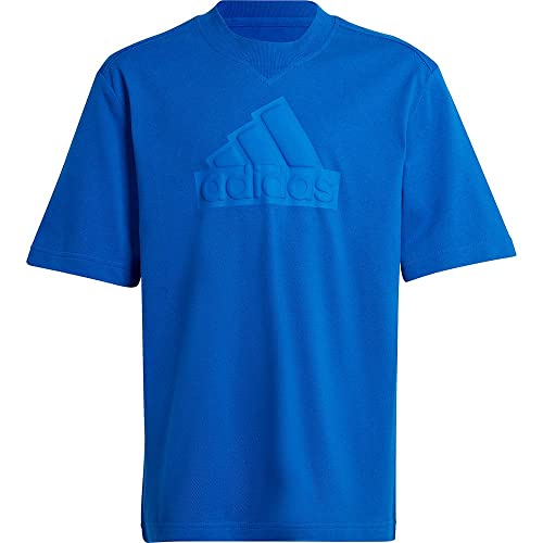 adidas Unisex Kinder U Fi Logo T T-Shirt (kurzärmelig), Blau (Semi Lucid Blue), 7 años von adidas