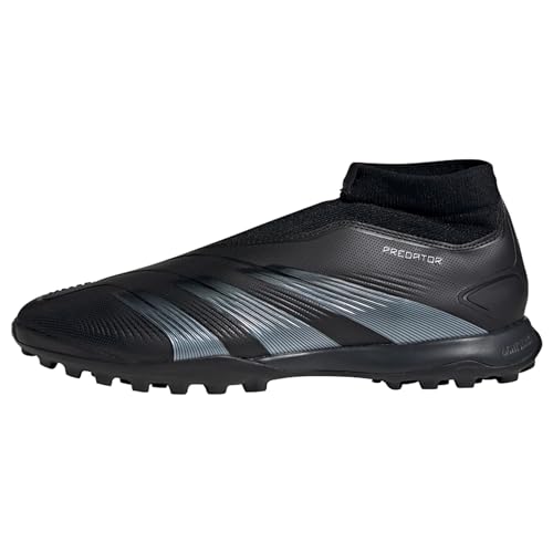 adidas Unisex Predator 24 League Laceless Turf Boots Sneaker, Core Black Carbon Core Black, 40 2/3 EU von adidas