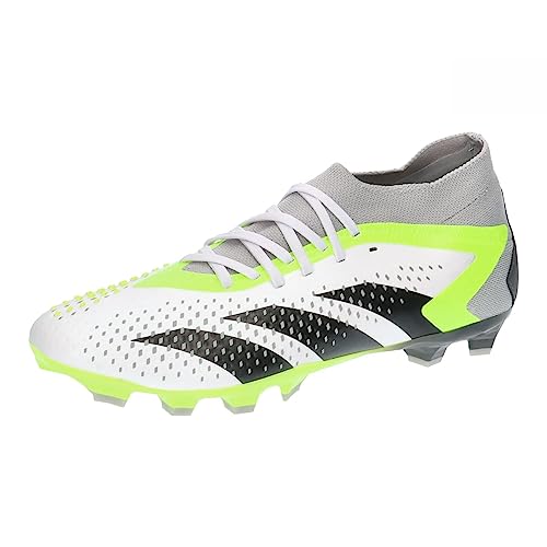 adidas Unisex Predator Accuracy.2 Mg Football Shoes (Multi Ground), FTWR White Core Black Lucid Lemon, 44 EU von adidas