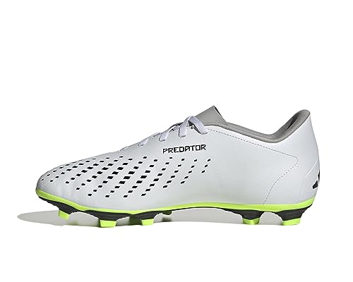 Adidas Unisex Predator Accuracy.4 Fxg Football Shoes (Firm Ground), FTWR White/Core Black/Lucid Lemon, 43 1/3 EU von adidas