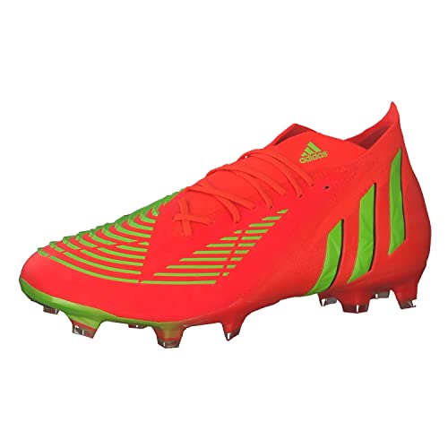 adidas Unisex Predator Edge.1 Fg Sneaker, Solar Red Team Solar Green Core Black, 47 1/3 EU von adidas