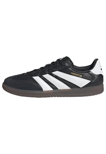 adidas Unisex Predator Freestyle Indoor Football Shoes Fußballschuhe, Core Black/Cloud White/Gold Metallic, 36 2/3 EU von adidas