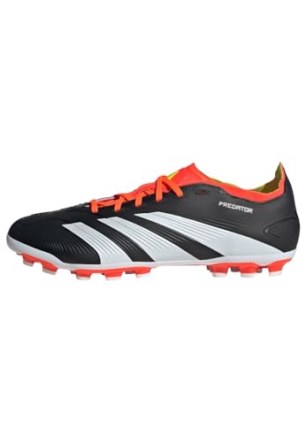 adidas Unisex Predator League 2G/3G Artificial Grass Football Boots Fußballschuhe, Core Black/Cloud White/Solar Red, 46 2/3 EU von adidas