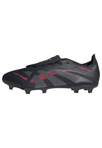 adidas Unisex Predator League FOLD-Over Tongue Firm Multi Ground Football Boots Fußballschuhe, Core Black/Grey Four/Lucid Red von adidas
