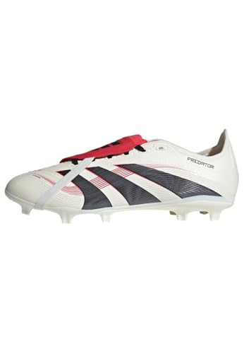 adidas Unisex Predator League Fold-Over Tongue FG/MG Fußballschuh Off White/Core Black/Pure Ruby 40 adidas Unisex Predator League Fold-Over Tongue FG/MG Fußballschuh Off White/Core Black/Pure Ruby 40 von adidas