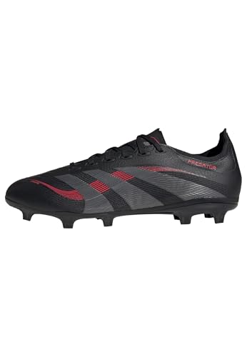 adidas Unisex Predator League Firm Multi Ground Football Boots Fußballschuhe, Core Black/Grey Four/Lucid Red, 38 EU von adidas