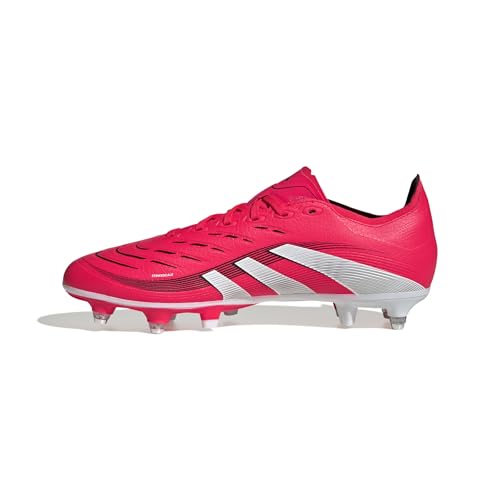 adidas Unisex Predator League Soft Ground Football Boots, Lucid Red/Cloud White/Core Black, 39 1/3 EU von adidas