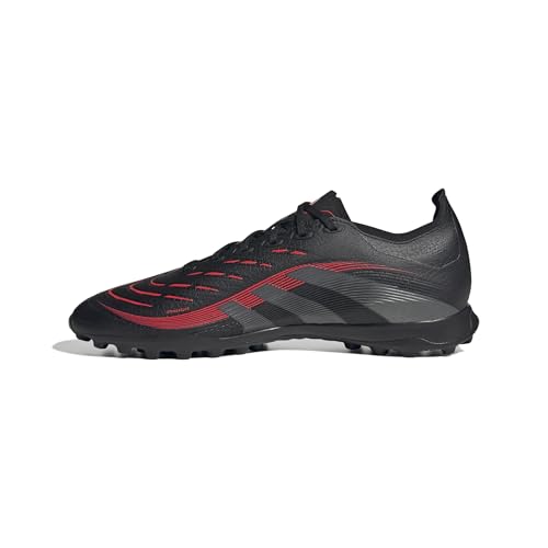 adidas Unisex Predator League Turf Football Boots Fußballschuhe, Core Black/Grey Four/Lucid Red von adidas