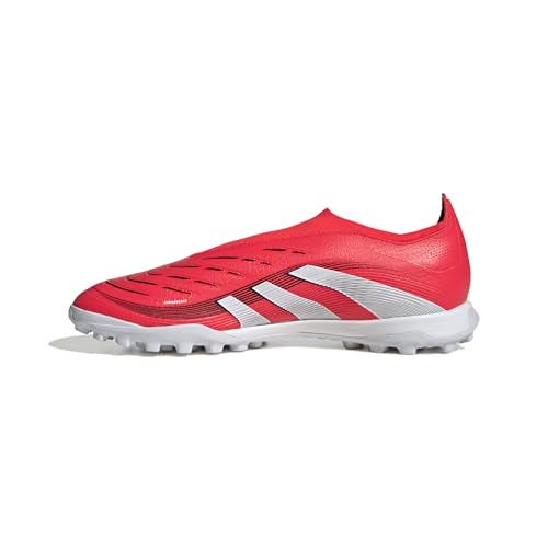adidas Unisex Predator League Laceless Turf Football Boots Fußballschuhe, Lucid Red/Cloud White/Core Black, 48 EU von adidas