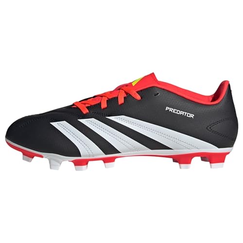 adidas Unisex Predator.4 FXG Sneaker, Core Black FTWR White Solar Red, 48 EU von adidas