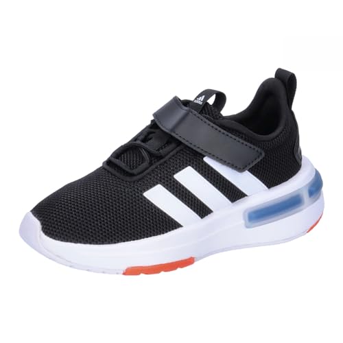 adidas Racer TR23 Hook and Loop Shoes Kids Laufschuhe, core Black/Cloud White/solar red, 35 EU von adidas