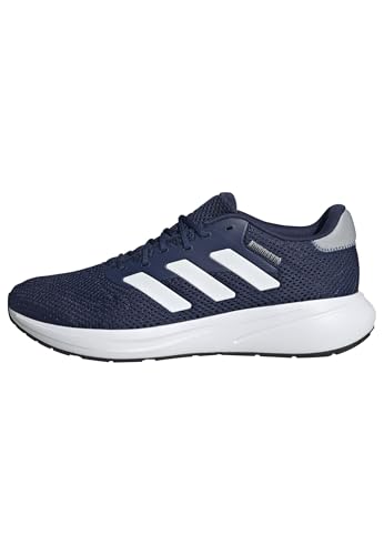 adidas Unisex Response Runner Shoes Laufschuhe, Dark Blue/FTWR White/Halo Silver adidas Unisex Response Runner Shoes Laufschuhe, Dark Blue/FTWR White/Halo Silver von adidas