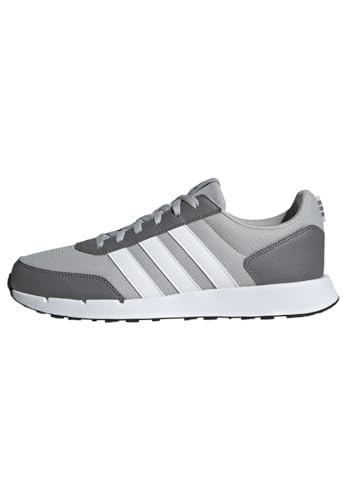 adidas Unisex Run 50s Shoes Schuhe, Grey Two/Cloud White/Grey Four, 43 1/3 EU von adidas