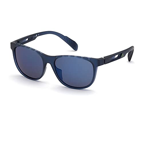 adidas Unisex SP002292V Runde Sonnenbrille, Blau, 55 mm von adidas