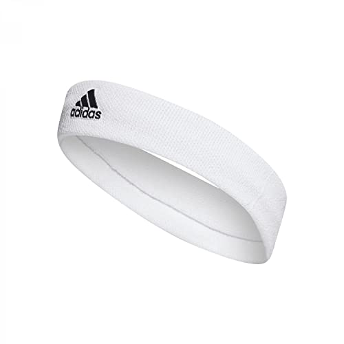 Adidas Unisex Tennis Headband Head Band, White/Black, One Size von adidas