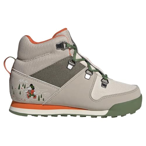 adidas Unisex Terrex Disney Snowpitch Cold.RDY Winter Shoes Wanderschuhe, Wonder beige/Olive strata/orange, 32 EU von adidas